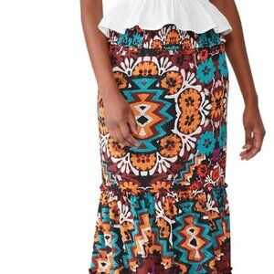 josie Paradise Maxi Skirt XL - EUC